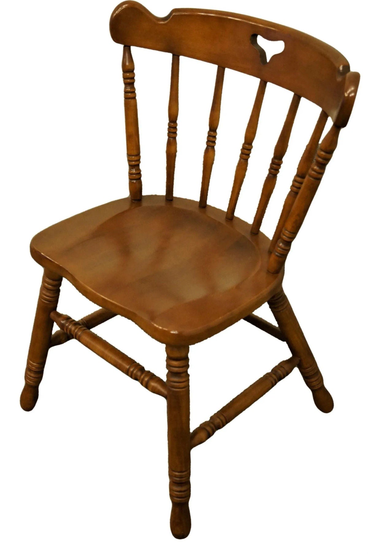 Swiss-American Tell City Pub Chairs in Hard Rock Maple - Set of 6 - Two Sets Available - Image 5