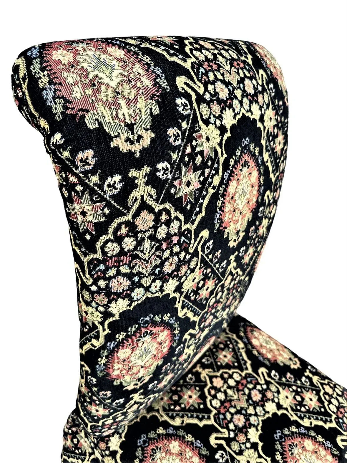 Pair of Spanish and Moorish Style Tapestry Upholstered Accent Chairs - Image 5