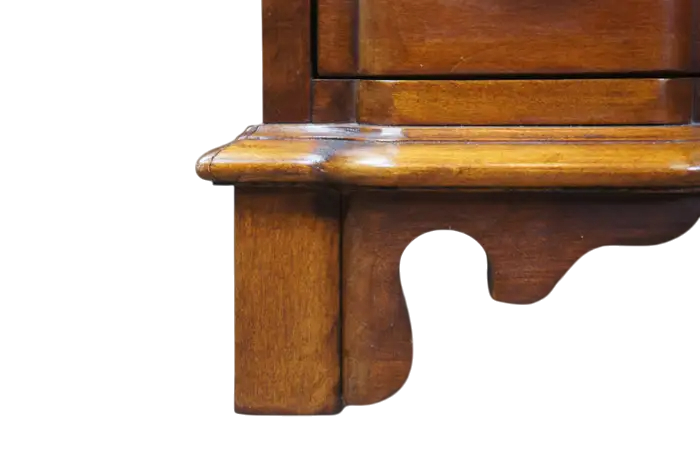 1980s Lexington Furniture Vintage Cherry Wood Goddard Block Front Chest of Drawers Nightstand or Side Table - 1980s - Image 5