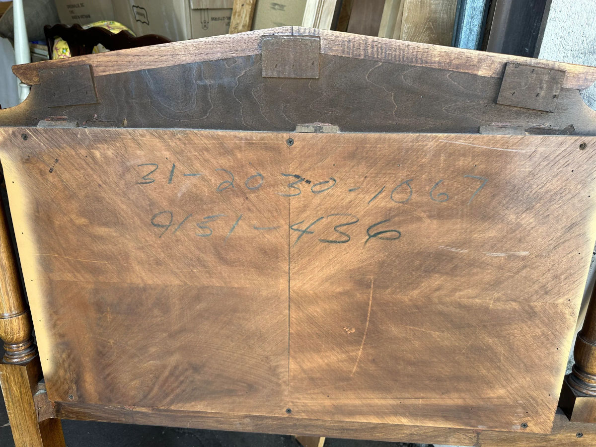 Thomasville Neoclassical King Size Headboard Made in North Carolina 1975 - Image 5