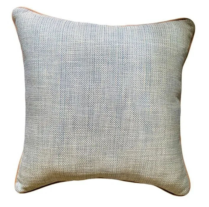Early 21st Century Red & Soft Green Tweed Throw Pillow - Image 5