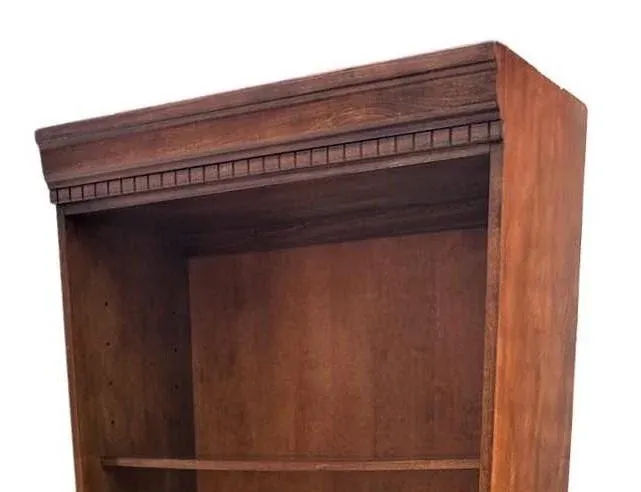 Cherry Wood Bookcase With Pullout Desk Top - Early 21st Century - Image 6