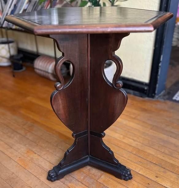 Antique Kittinger Mahogany Hexagonal Tabouret Table - Early 20th Century - Image 6