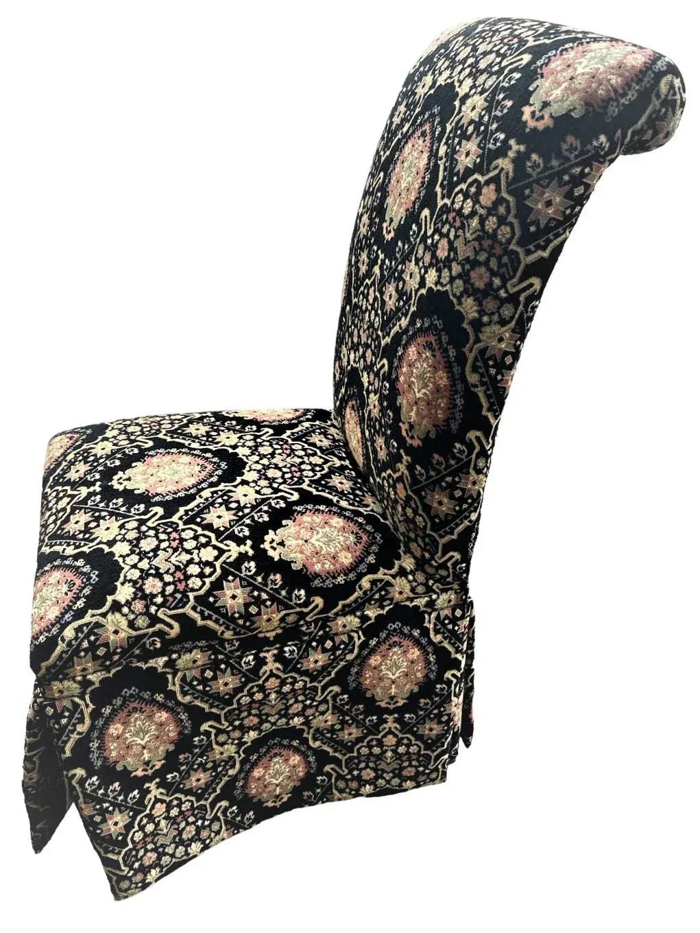 Pair of Spanish and Moorish Style Tapestry Upholstered Accent Chairs - Image 6