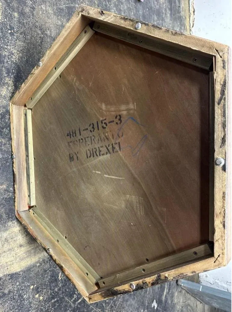 Jim Peed Drexel Esperanto Hexagon Table With Slate Top - 1960s Spanish Revival - Image 6