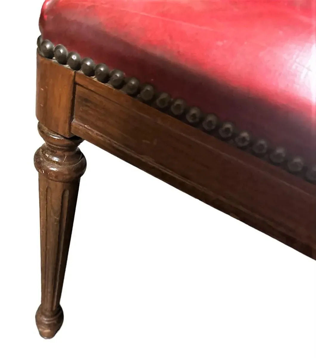 Mid 20th Century Vintage Louis XVI Accent Arm Chairs -- a Pair - Image 6