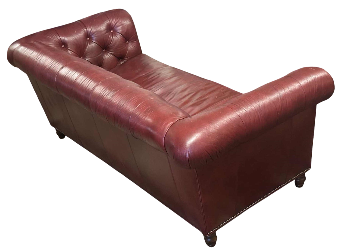 Leather Chesterfield 'Westchester' 89" Sofa Made in North Carolina by Lexington Furniture in 2020 - Image 6