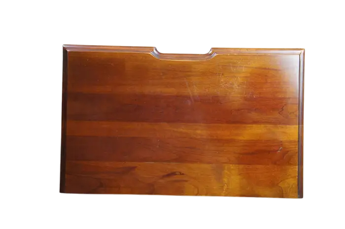 1980s Lexington Furniture Vintage Cherry Wood Goddard Block Front Chest of Drawers Nightstand or Side Table - 1980s - Image 6