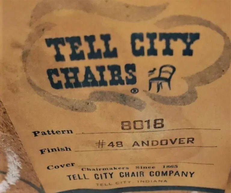 Swiss-American Tell City Pub Chairs in Hard Rock Maple - Set of 6 - Two Sets Available - Image 6