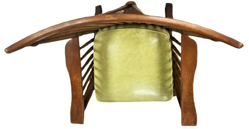 Stickley Brothers Signed Antique Maple Windsor Chair With Seat and Back Cushions - Grand Rapids - 1920s - Image 6