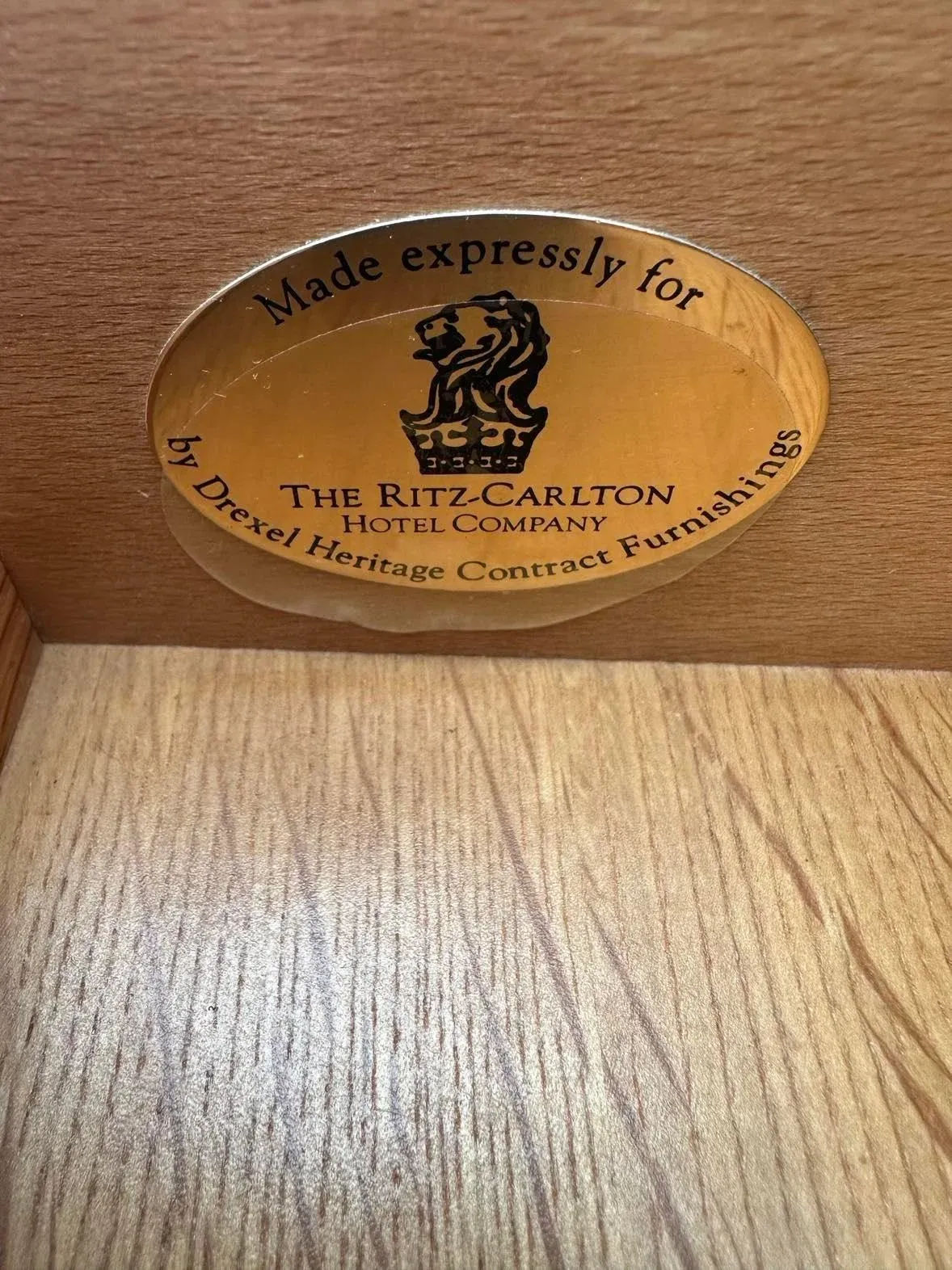 Drexel Heritage Cherry Wood Writing Desk 'Made Expressly for the Ritz-Carlton Hotel' - Late 20th Century - 3 Are Available - Image 6