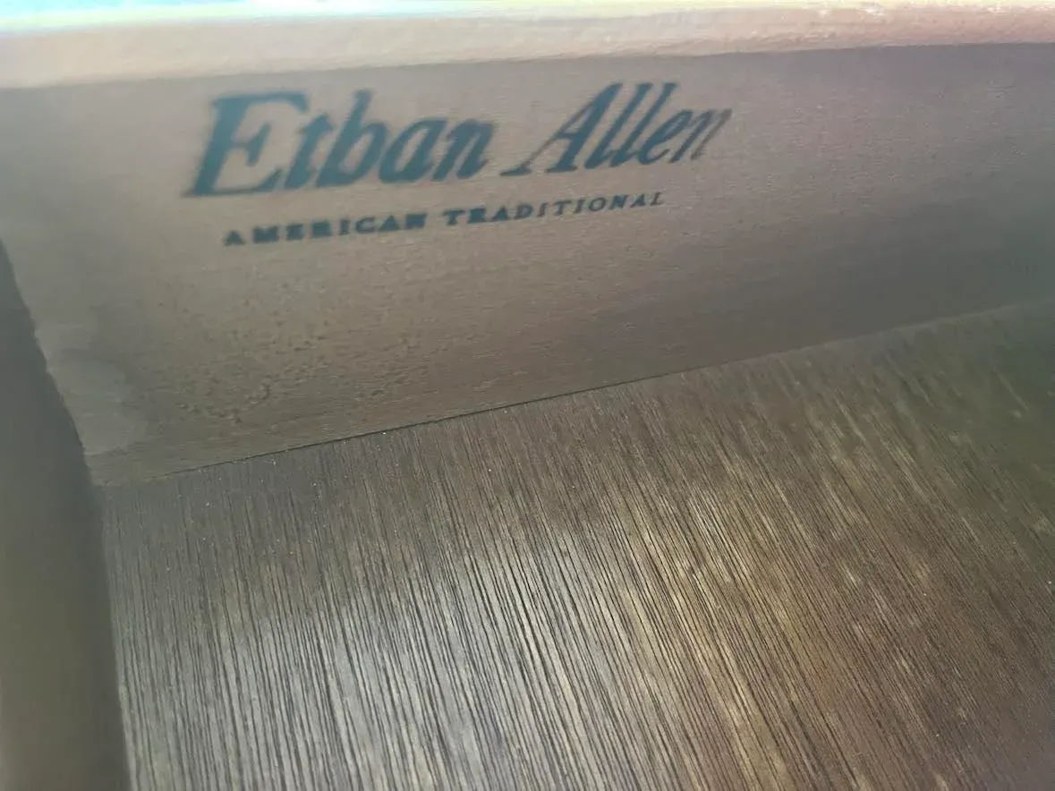 Ethan Allen Solid 'American Traditional' Cherry Highboy - Vintage Late 20th Century - Image 6