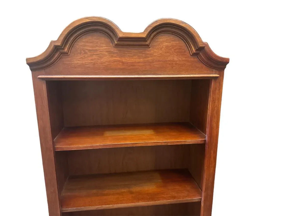 Spanish Colonial Revival Oak Book Case With Cabinet Storage - Mid 20th Century - 2 Available - Image 6