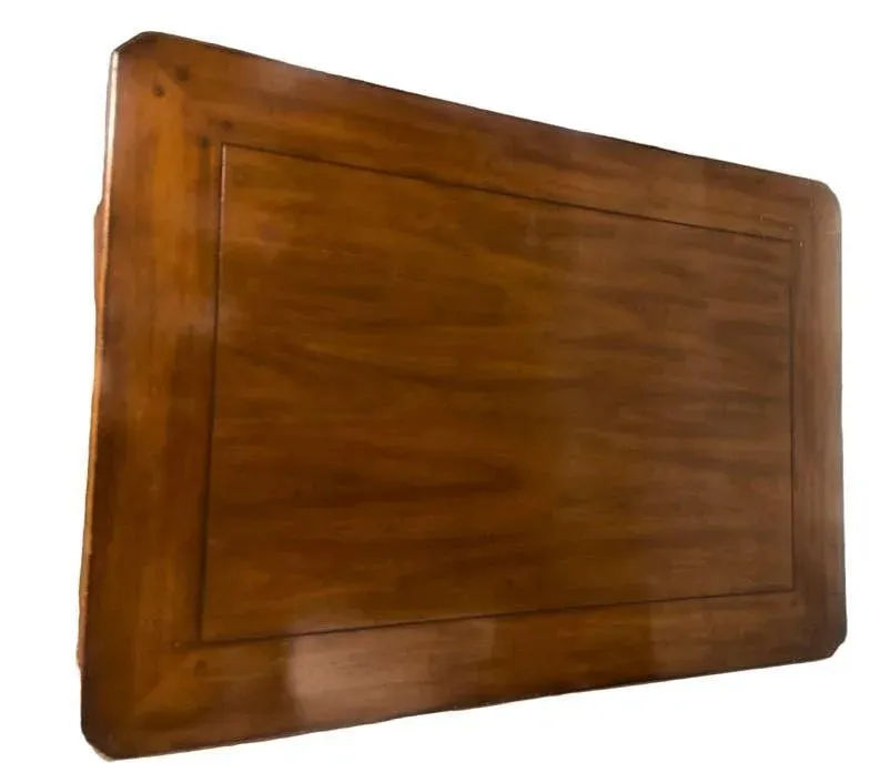 Late 20th Century Large French Provincial Carved Cherry Wood Cocktail or Coffee Table - Attributed to Karges - Image 6