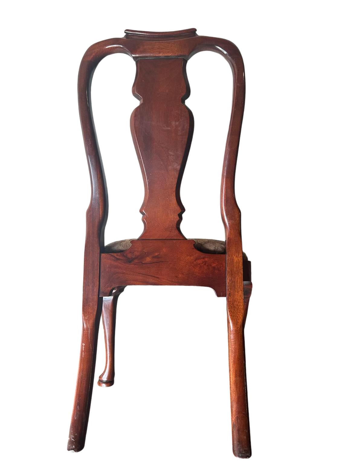 Set of 8 Hickory Chair Furniture Company Flame Mahogany Queen Anne Dining Chairs - Vintage Late 20th Century - Image 7