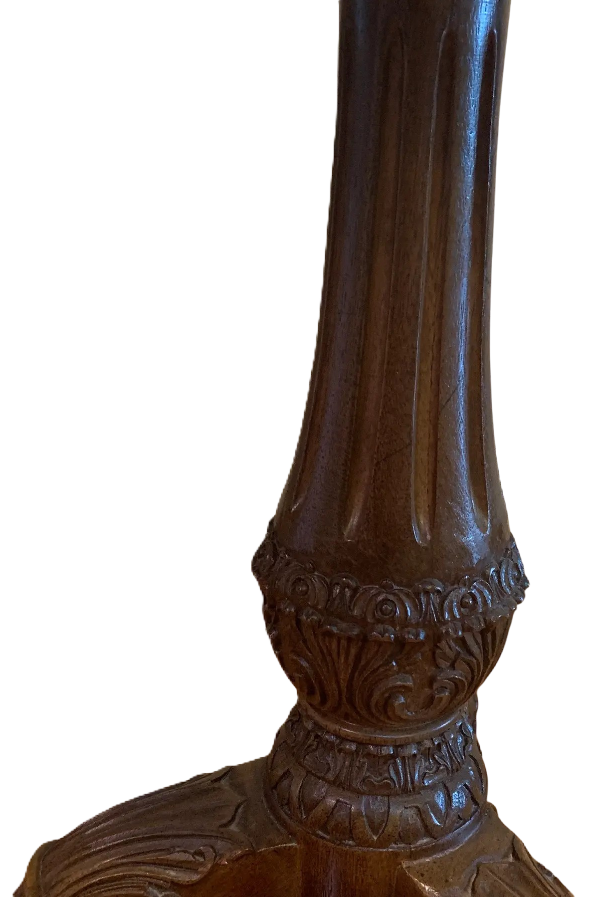 Henredon Vintage Mahogany George III Style Chippendale Round Side Table, Late 20th Century - Image 7