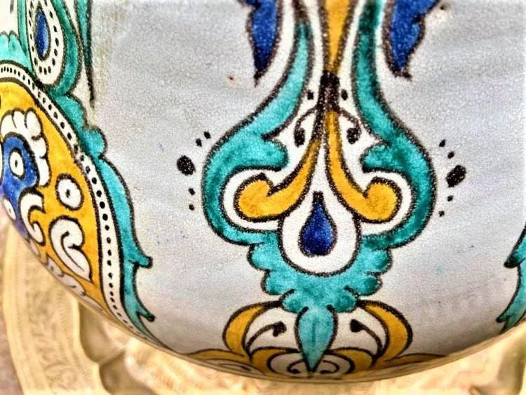 Mid 20th Century Large Fez Ceramic Lidded Jar From Morocco - Image 7