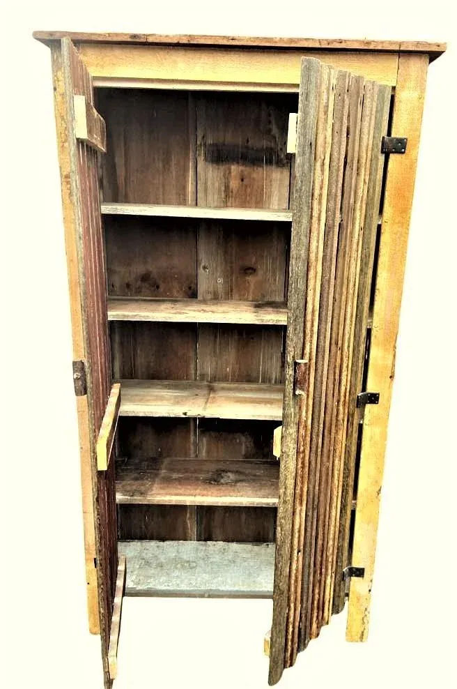 Rustic Cabinet Made From Reclaimed Wood With an 'Old Hickory' Look - Image 7