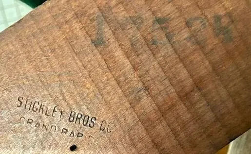 Stickley Brothers Signed Antique Maple Windsor Chair With Seat and Back Cushions - Grand Rapids - 1920s - Image 7