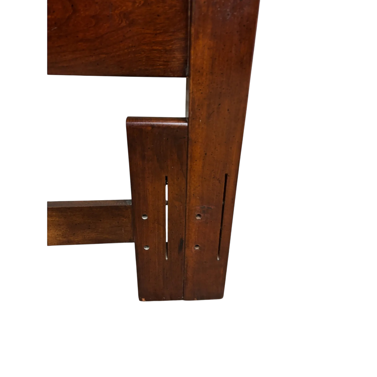 Thomasville Cherry Wood Chippendale Style Queen Size Bed - Vintage Late 20th Century - Image 7
