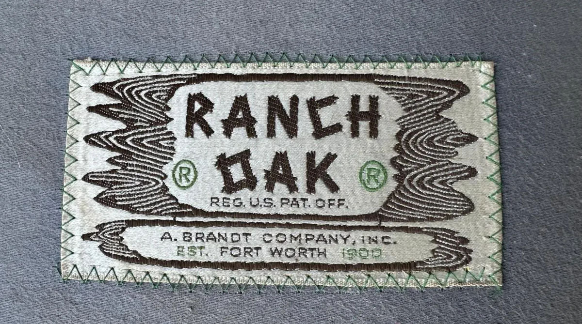 A. Brandt Ranch Oak Monumental 102" Sofa - Vintage Mid 20th Century - Image 7
