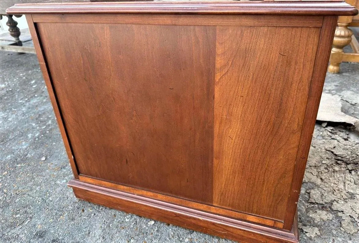 Ethan Allen Cherry Wood Nightstand or Side Table - Vintage Late 20th Century - Image 7