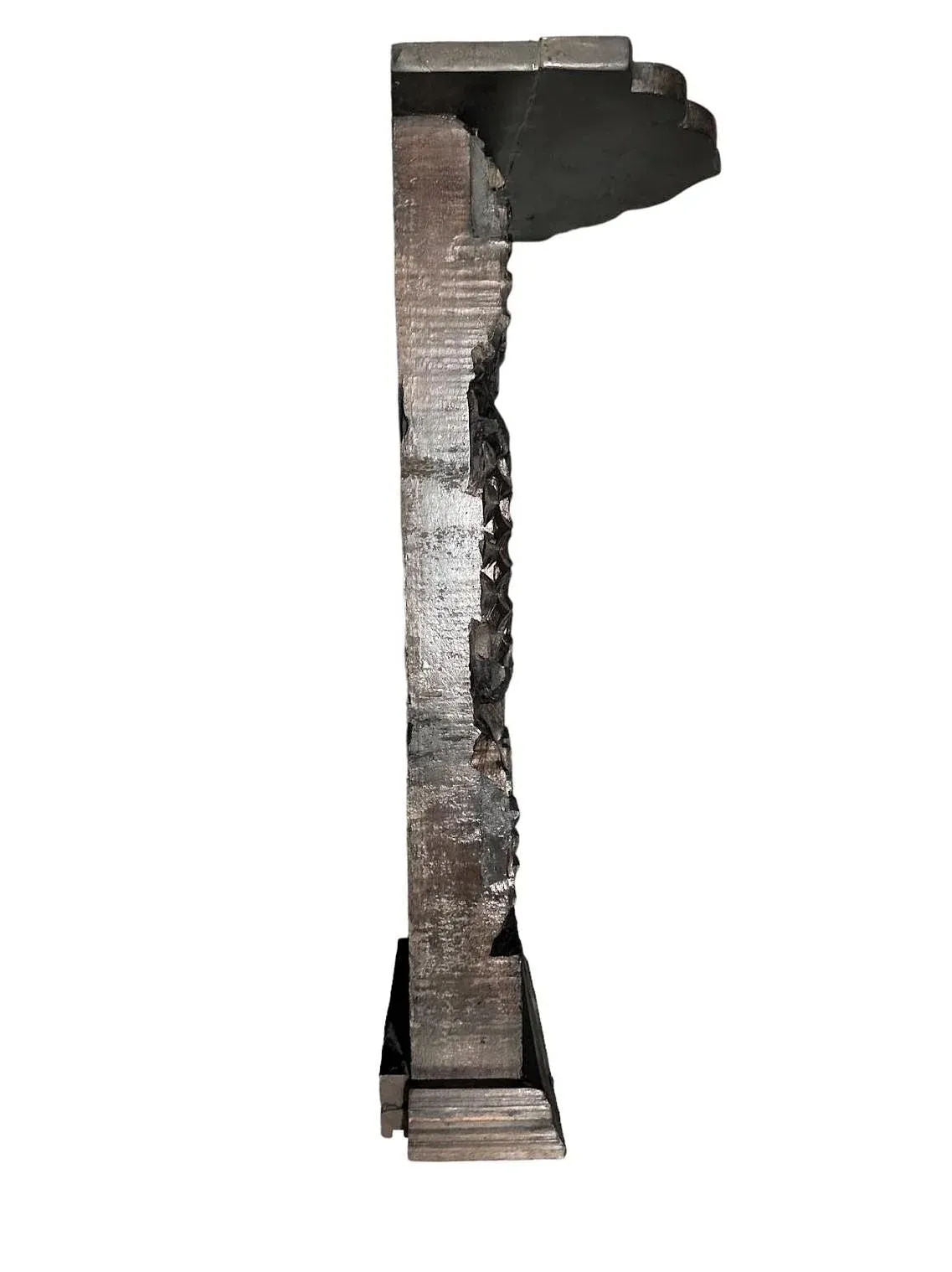 Heavily Carved Mexican Pedestal or Plant Stand - Image 7
