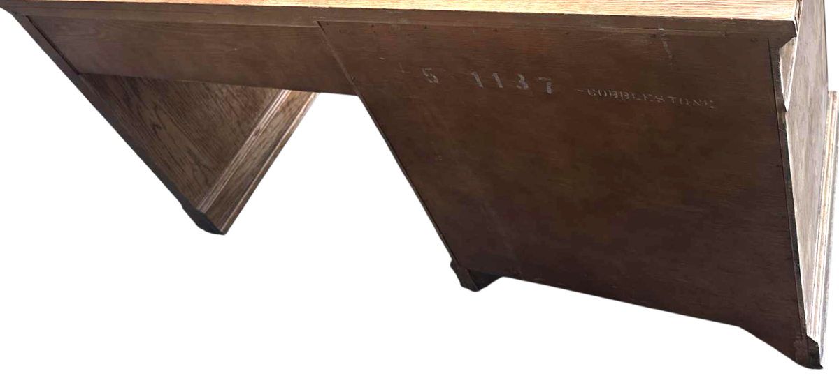 Vintage Romweber Viking Oak Desk - Circa 1960s - Image 7