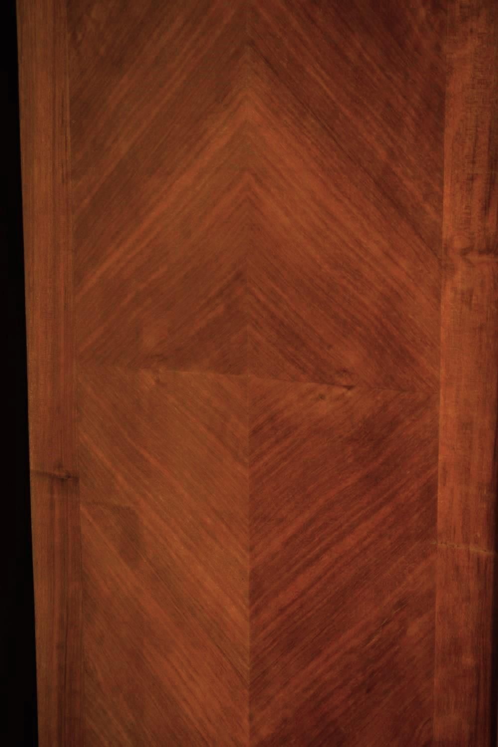 Monumental 19th Century French Fruitwood Louis XV Mirrored Armoire - 105" Tall X 60" Wide - Image 8