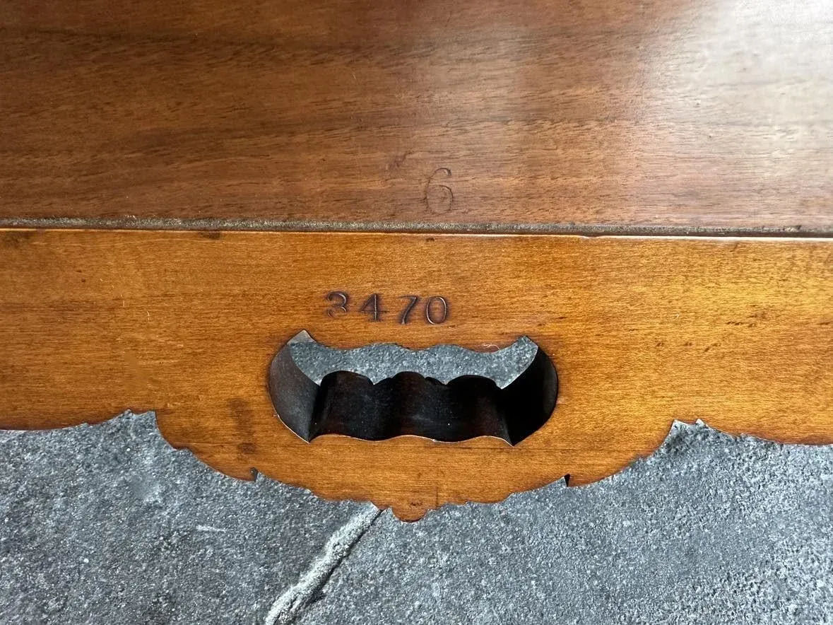 Antique Rococo Heavily Carved Burlwood and Walnut Bed Attributed to Kindel Grand Rapids - Twin Size - Circa 1910 - Image 8