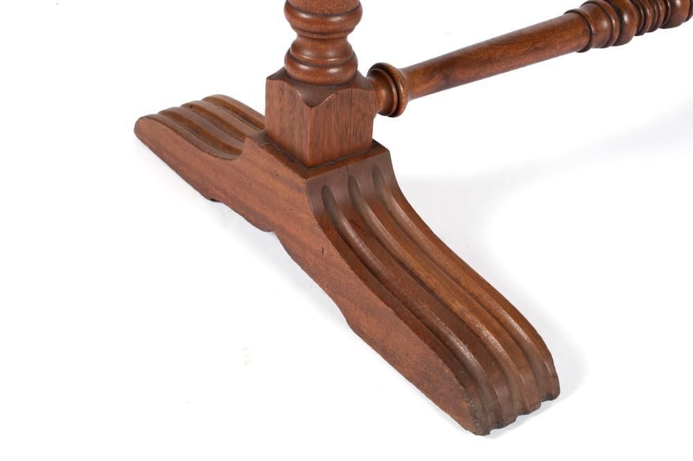 1920s Made in Los Angeles by Angelus Furniture Solid Oak Convertible Console or Library Table - Image 8