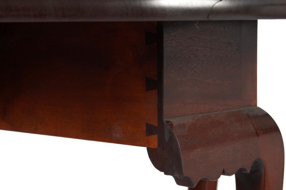 Queen Anne Dropleaf Console Table Custom Made by David LeFort of Hanover, Massachusetts - Image 8