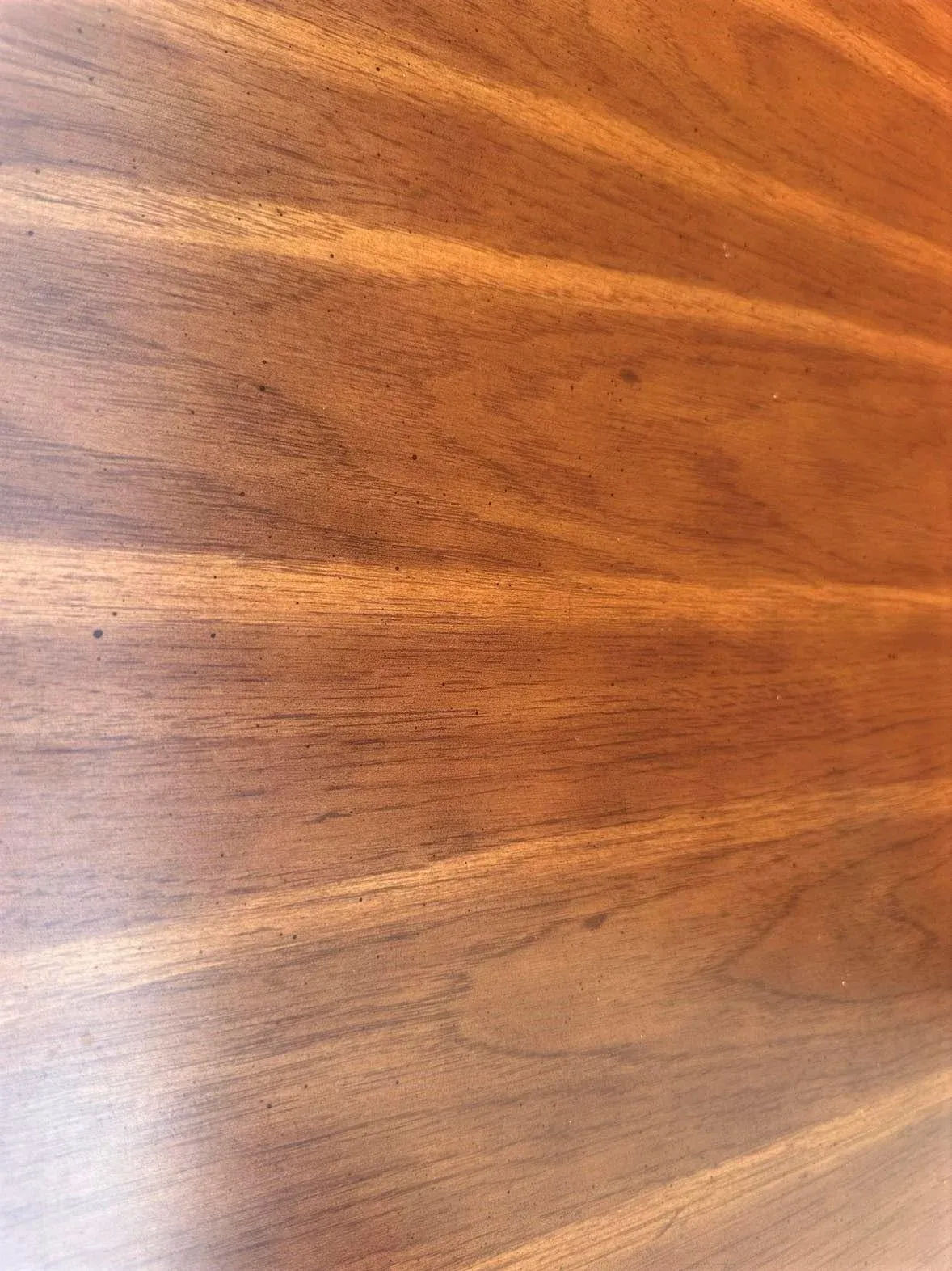 Spanish Style Lyre Leg Pecan Dining Table - Vintage Mid 20th Century - Image 8