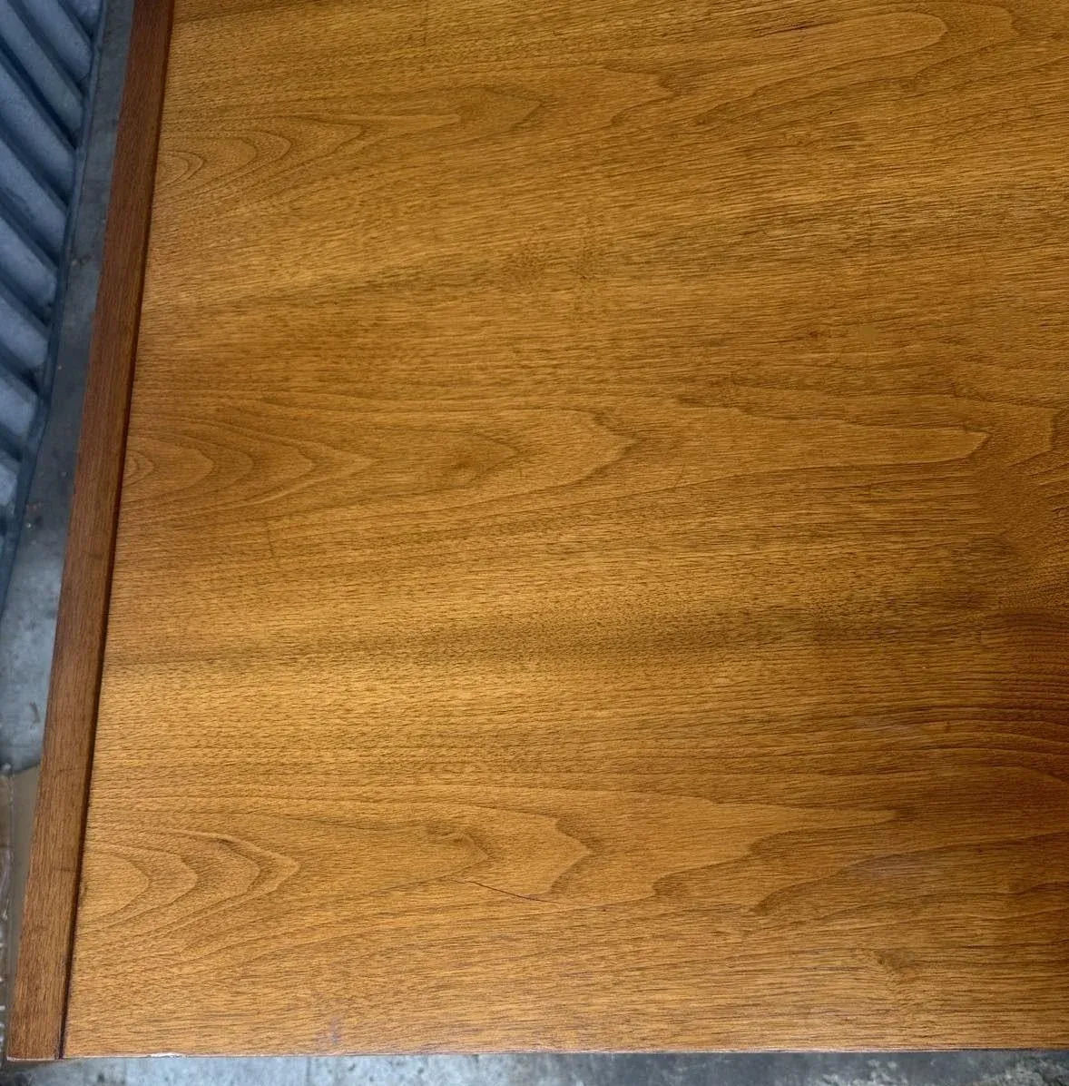 Edward Axel Roffman Walnut Executive Partners Desk - Vintage 1960s - Image 8