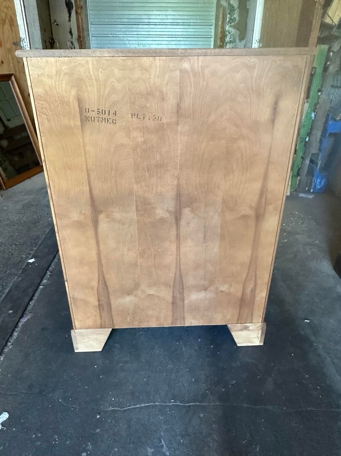 Ethan Allen Nutmeg Solid Maple 46" High Chest of 6 Drawers - Vintage 1960s - Image 8