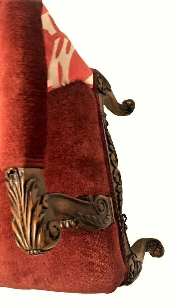 Hacienda Fauteuils With New Otomi Hand Embroidery Upholstery - a Pair - Early 21st Century - Image 8
