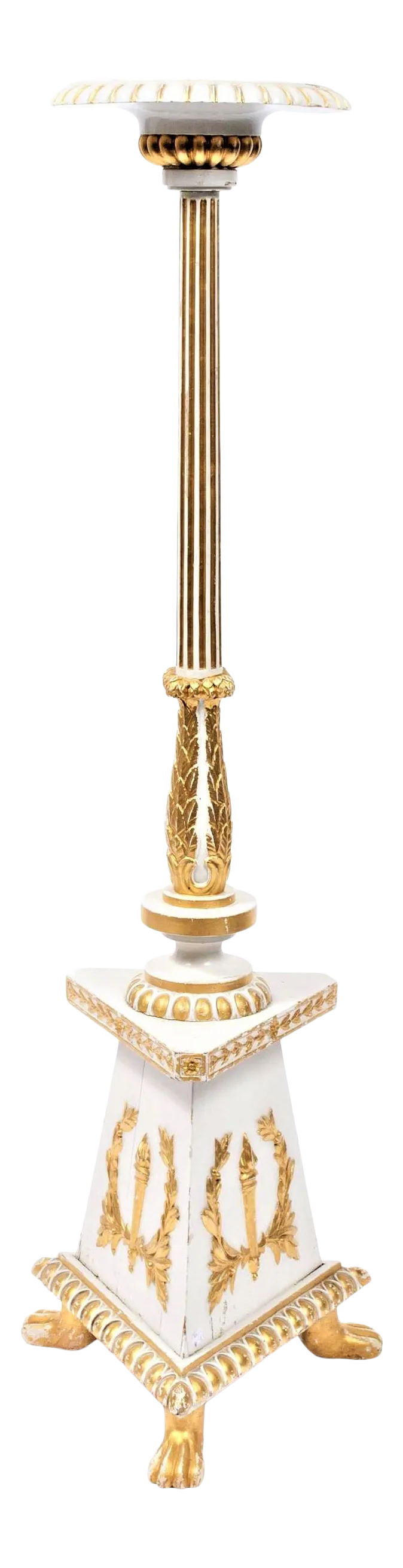 Early 20th Century Hollywood Regency Accent - a Neoclassical Style Torchiere Pedestal From Europe - Image 8