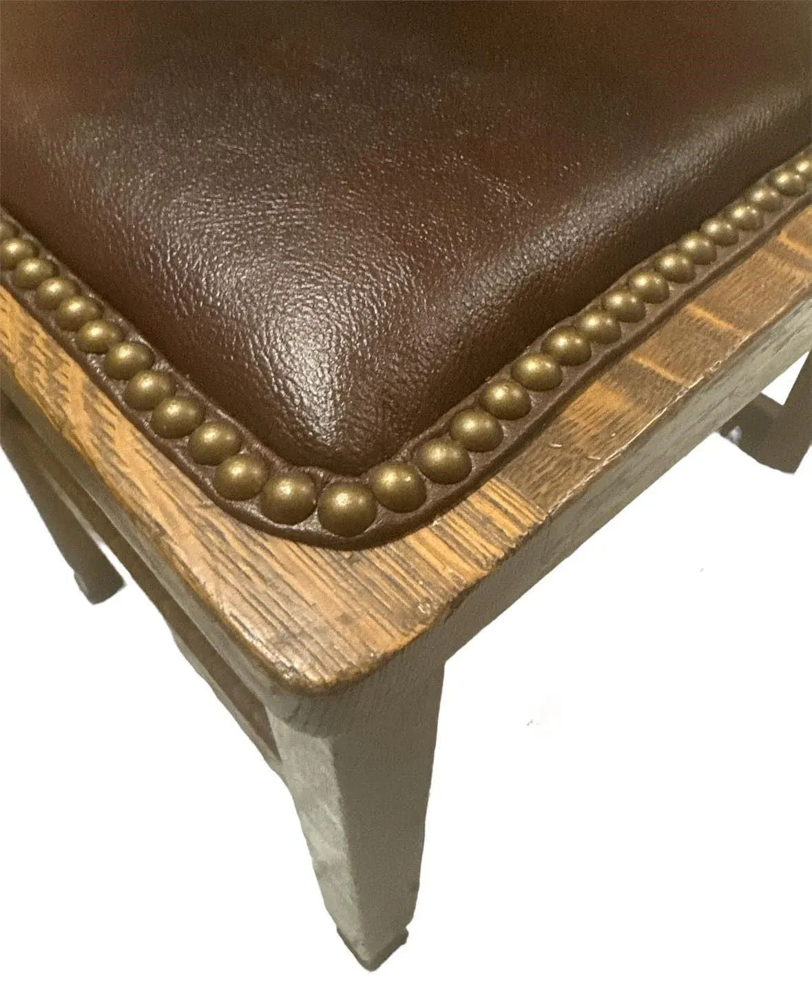 Wyburd and Liberty Attributed Antique Edwardian English Oak Chairs - a Pair - Image 8