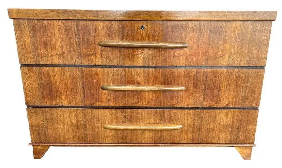 Merton Gershun Attributed Walnut Dillingham Bluebird Cedar Chest - Circa 1950s - Image 8