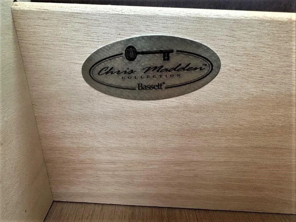 Bassett Chris Madden Collection Cherry Wood Armoire - Vintage Circa 1998 - Image 8