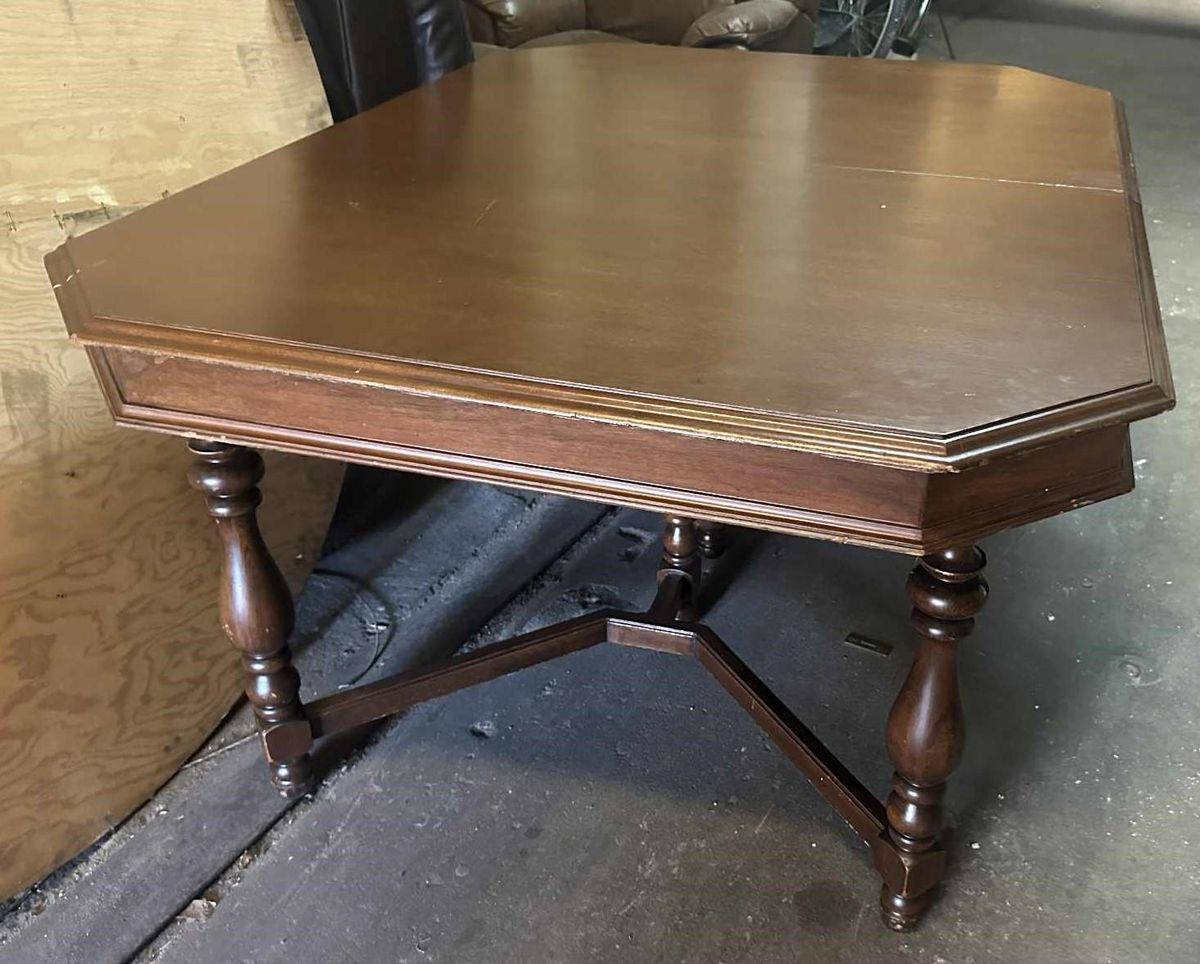 Early 20th Century Antique Walnut Spanish Revival Dining Table - Image 8
