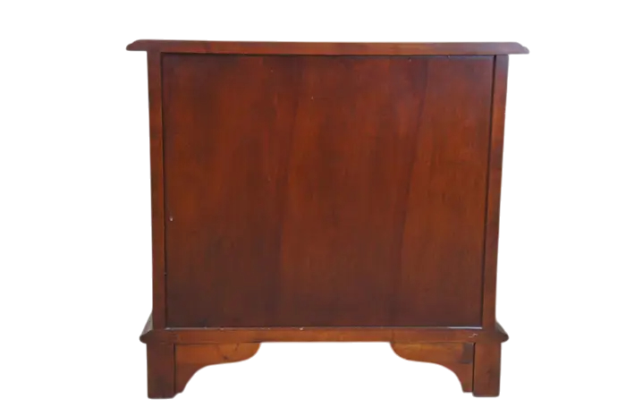 1980s Lexington Furniture Vintage Cherry Wood Goddard Block Front Chest of Drawers Nightstand or Side Table - 1980s - Image 9