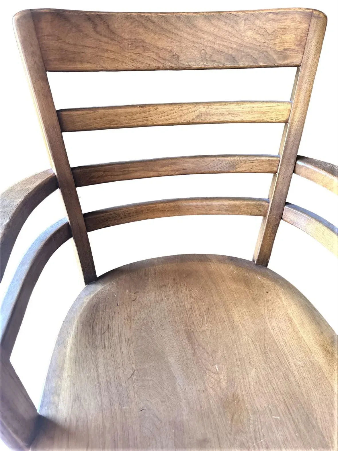 Boling Chair Company Walnut Mid 20th Century Office Chairs - a Pair - Image 9