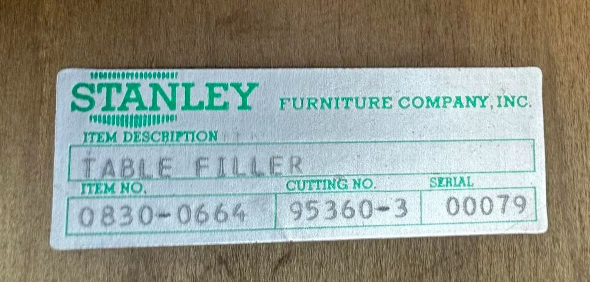 Stanley Furniture ‘Hacienda’ Collection Solid Oak Spanish Style 98” X 44” Refectory Table Made in 1970 - Image 9