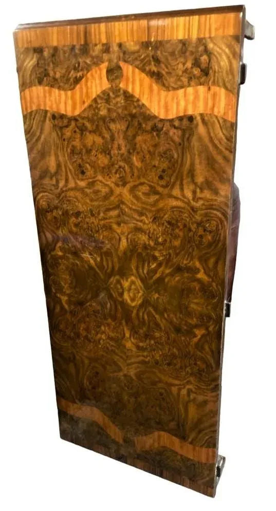 Monumental 19th Century Antique French Empire Dining Table in Burlwood, Satinwood and Mahogany - Image 9