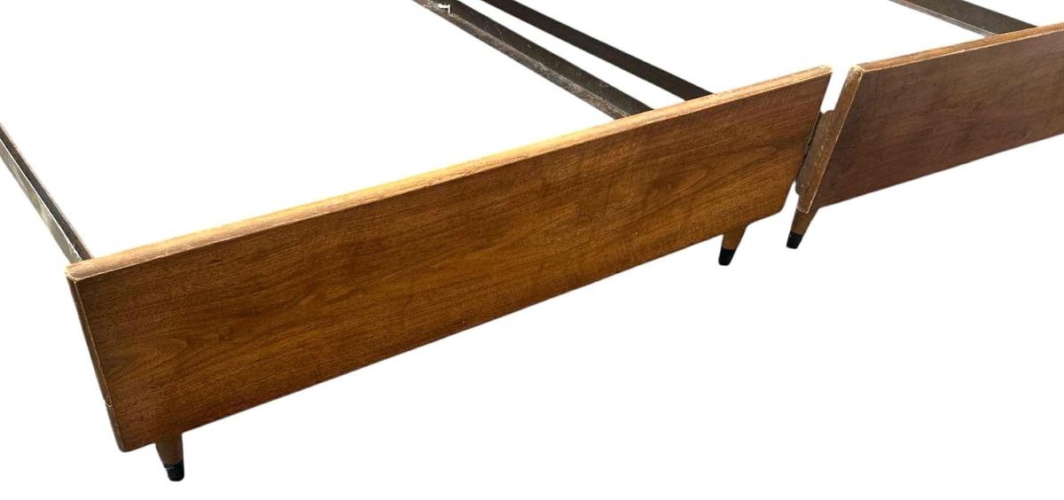 Pair of Lane Acclaim Twin Beds Designed by André Bus - Mid Century Modern Vintage 1960s - Image 10