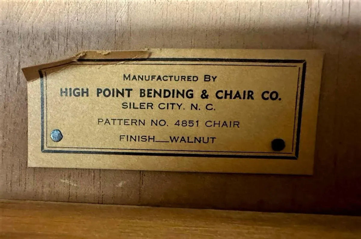Boling Chair Company Walnut Mid 20th Century Office Chairs - a Pair - Image 10