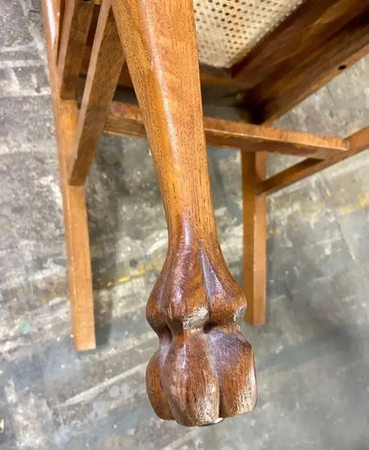 Early 20th Century Stomps Burkhardt Arts & Crafts Quarter Sawn Oak Dining Chairs - Set of 4 - Image 10