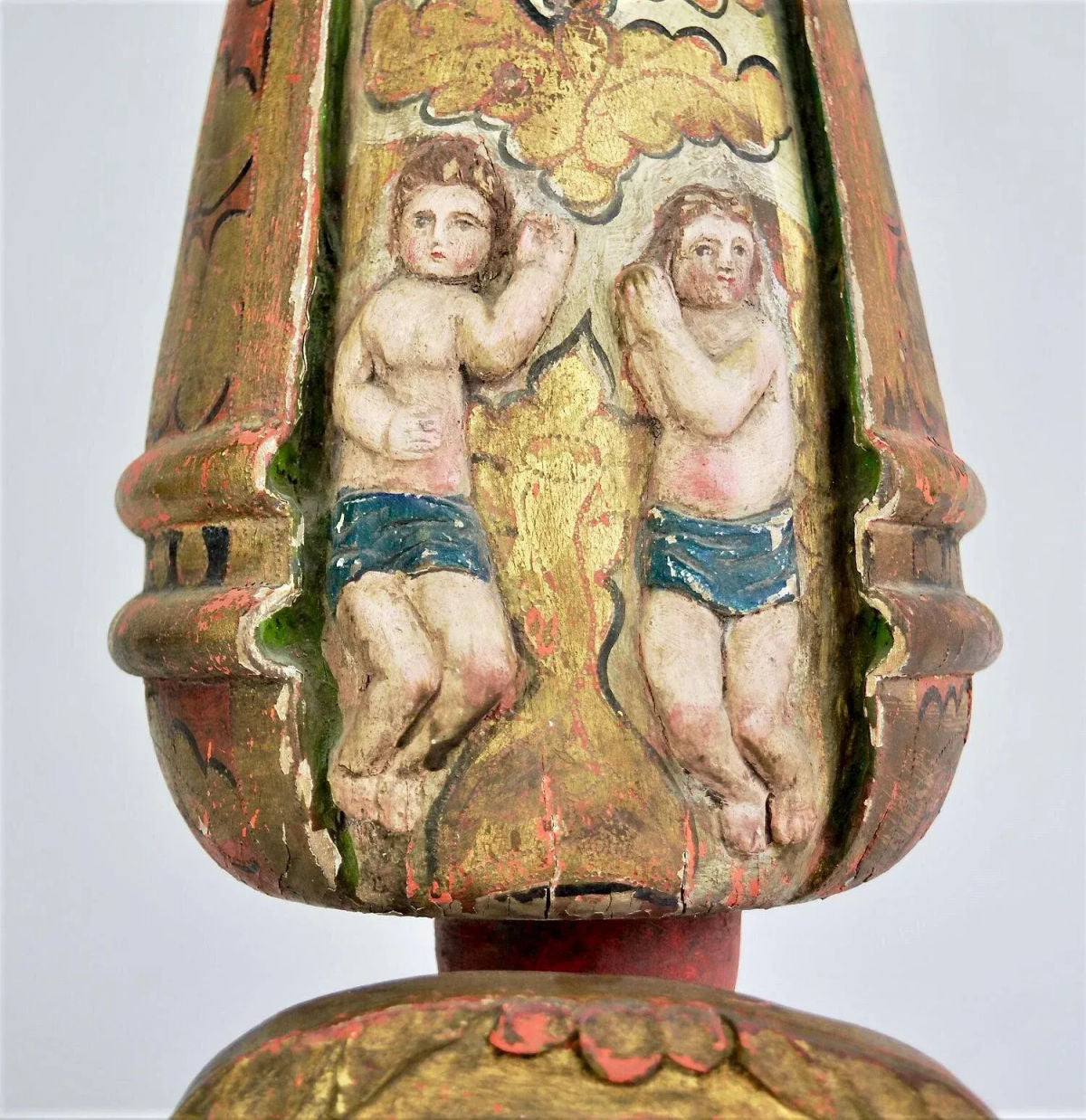 17th Century "Nuestra Señora De Los Desamparados" Wood and Polychrome Image of Valencian Patroness - Image 10