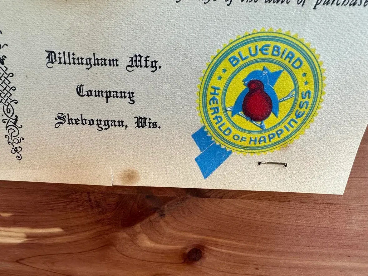 Merton Gershun Attributed Walnut Dillingham Bluebird Cedar Chest - Circa 1950s - Image 10